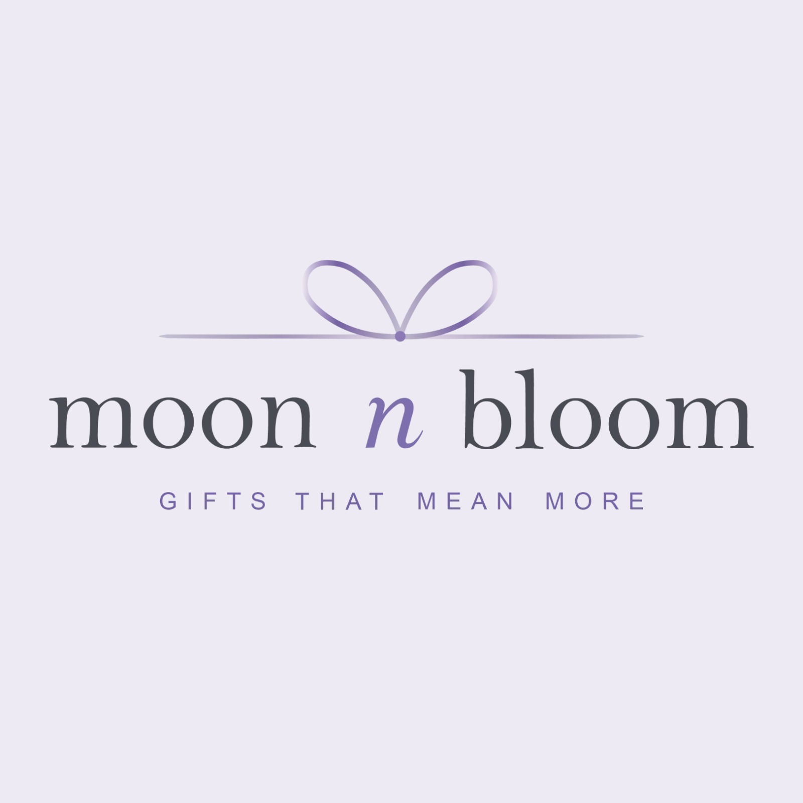 Moon & Bloom logo — Gifts that mean more